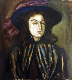 Female Portrait by Olga Rozanova