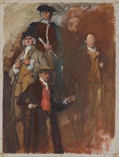 Figure study, possibly for The Apotheosis of Pennsylvania, House of Representatives Chamber, Pennsylvania State Capitol, Harrisburg by Edwin Austin Abbey