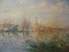 Fin d'automne, rivière d'Eure au Vaudreuil by Gustave Loiseau