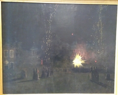 Fireworks, Cremorne Gardens by Walter Greaves