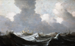 Four Vessels Running Before a Gale