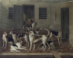 Foxhounds in Kennels by William Webb