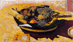 Fruit Bowl on a Table by Pierre Bonnard