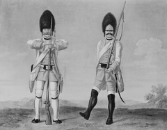 Grenadiers, Infantry Regiments "Lothingren" and "Arberg" by David Morier