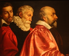 Group Portrait of Three Members of the Paris Council (fragment of the lost painting) by Frans Pourbus the Younger
