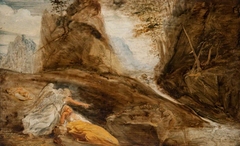 Hagar and the Angel by John Runciman