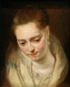 Head of a woman (Suzanne Fourment) by Peter Paul Rubens