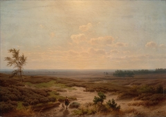 Heathland in Guelders by Cornelis Lieste