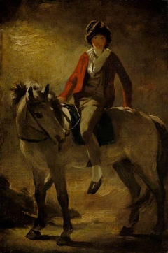 Henry Raeburn (1784 - 1863) on a Grey Pony by anonymous painter