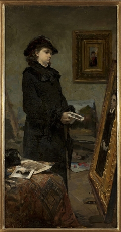 In the painter's studio