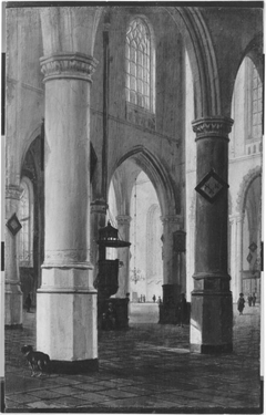 Inneres der Oude Kerk in Delft