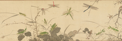 Insects and Grasses by Yamamoto Baiitsu