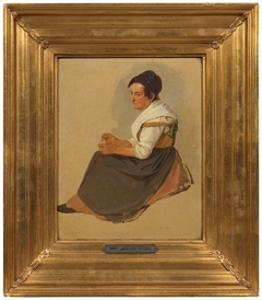 Italian Woman. Study by Jørgen Sonne