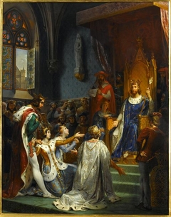 Jean II reçoit la soumission de Charles II de Navarre by Merry-Joseph Blondel