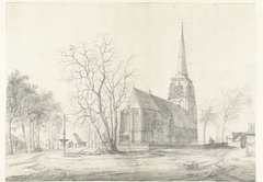 Kerk van de H. Michaël te Sint Michielsgestel by Jan Abrahamsz. Beerstraten