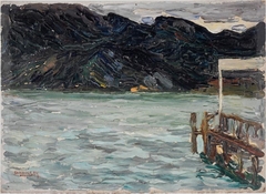 Kochel, Lake and Pier I by Wassily Kandinsky