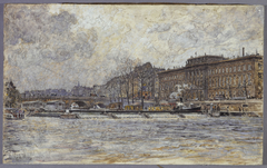 L'Hôtel de la Monnaie et le Pont-Neuf by Frédéric Anatole Houbron