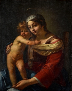 La Vierge et l'enfant by Jacques Blanchard