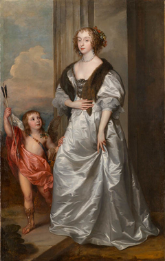 Lady Mary Villiers, Later Duchess of Richmond and Lennox, with Charles Hamilton, Lord Arran by Anthony van Dyck