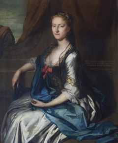 Lady Sophia Bentinck, Duchess of Kent (1701 - 1741) by Herman van der Mijn