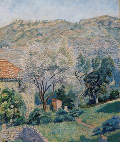 Landscape, Brookleton by Lucien Pissarro