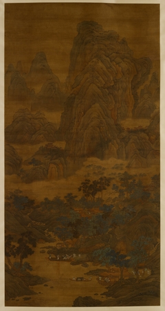 Landscape in the style of Yan Wengui, c. 1700 by unknown