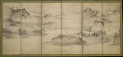 Landscape of the Four Seasons (Eight Views of the Xiao and Xiang Rivers) by Sōami