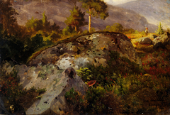 Landscape Study from Vågå by Hans Gude