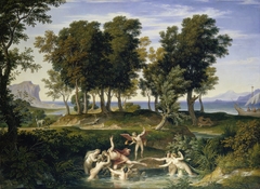 Landscape with the Rape of Hylas by Joseph Anton Koch