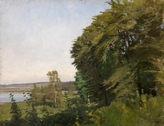 Landschaft aus Schleswig-Holstein by Gustav Kampmann