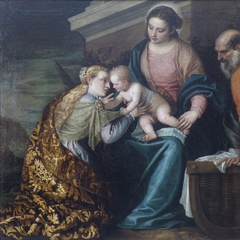 Le  Mariage  de  sainte  Catherine by Paolo Veronese