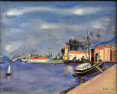 Le Port de Toulon by Moïse Kisling