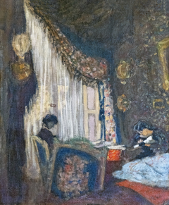 Madame Hessel à sa fenêtre by Édouard Vuillard