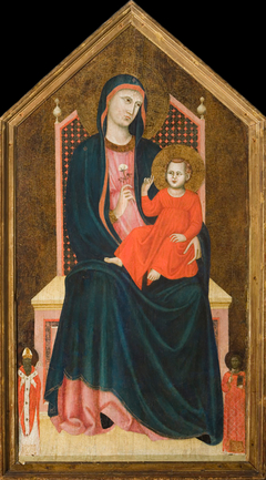 Madonna and Child Enthroned by Maestro del Trittico Horne