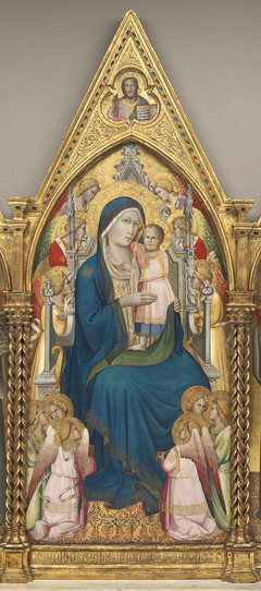 Madonna and Child, with the Man of Sorrows [middle panel]