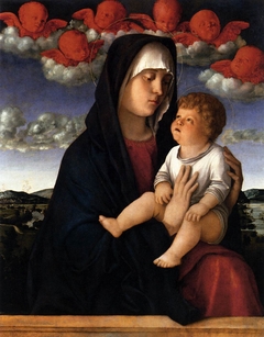 Madonna of the Red Cherubims by Giovanni Bellini