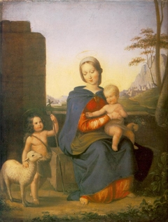 Madonna with the Infant Christ and the Infant Saint John by Gábor Melegh