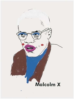 Malcolm X (Version #1) by Glenn Ligon