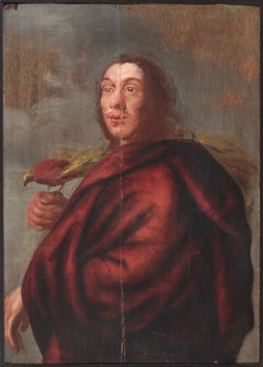 Man met Paradijsvogel. by anonymous painter