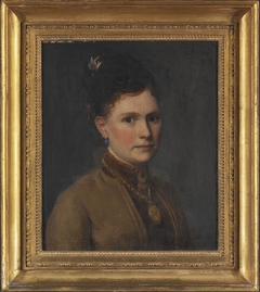 Maria Agnes Claesson (1843- efter 1903), gift med konstnären Edvard Perséus by Edvard Perséus