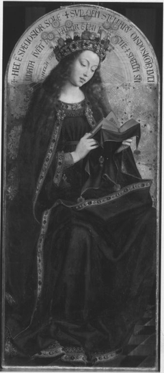 Maria als Himmelskönigin (nach Jan van Eycks Genter Altar)