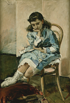 María Guerrero as a Girl by Emilio Sala
