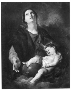 Mary with the sleeping Christ-child by Anthony van Dyck