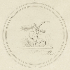 Medaillon met allegorische voorstelling van de Zomer by Johannes van Dregt