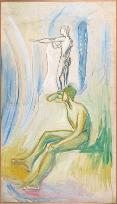 Men Turning towards the Sun by Edvard Munch
