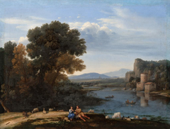 Mill on the Tiber by Claude Lorrain