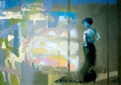ON HER WAY, 2012, oil canvas by ANNA ZYGMUNT by ANNA ZYGMUNT