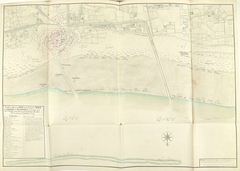 Plattegrond met de nieuwe haven van Duinkerke bij Fort Mardijk, 1714 by Samuel Du Ry de Champdoré