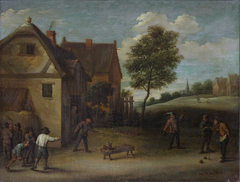 Playing skittles by David Teniers the Younger