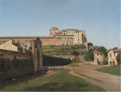 Porta Angelica and Part of the Vatican by Christoffer Wilhelm Eckersberg